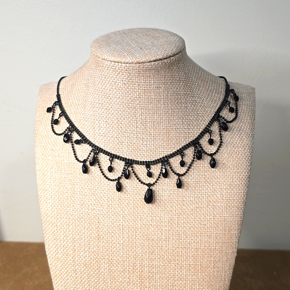 Vintage Versona Black Necklace